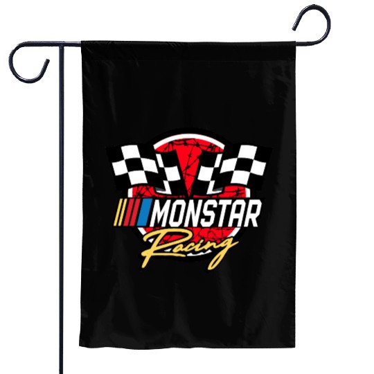 monstar racing barbed wire Garden Flags