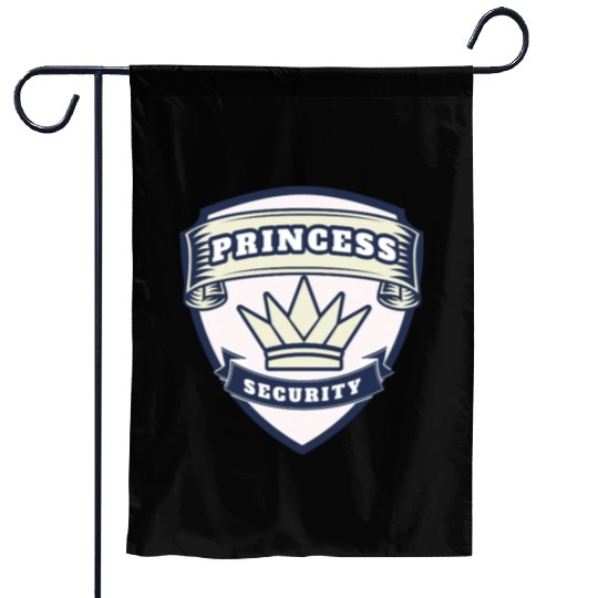 princess security birthday Garden Flags