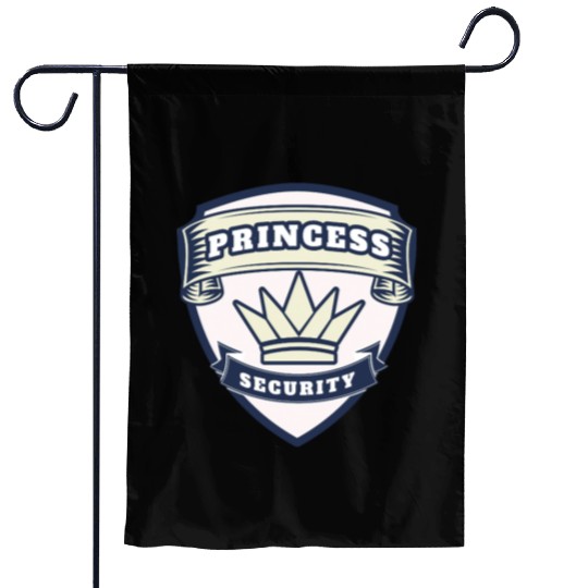 princess security birthday Garden Flags