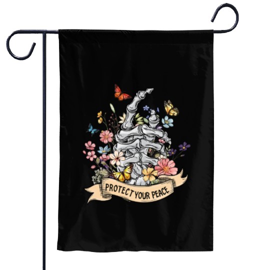 Protect Your Peace Mindfulness Garden Flags