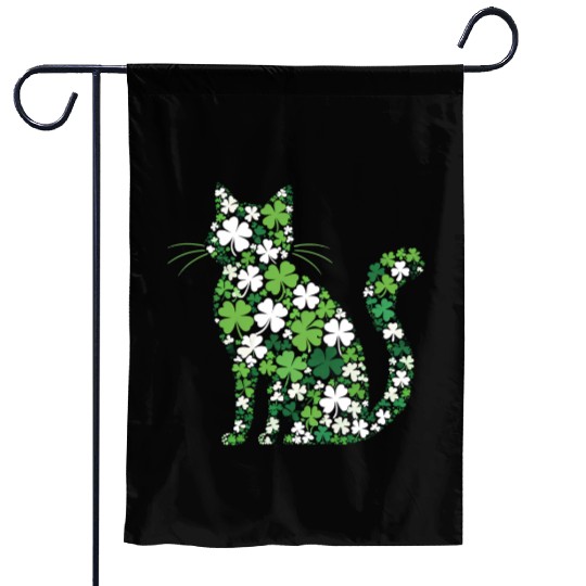 Catrick's Day – Lucky Cat Celebration Garden Flags
