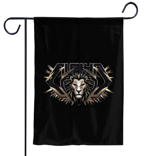 The Eternal King: Alpha & Omega Garden Flags