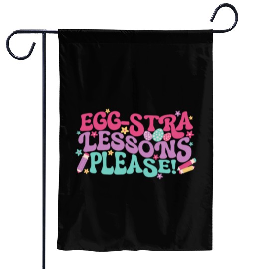 Funny Easter teacher Garden Flags gift