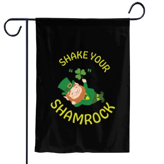 shake your shamrock Garden Flags