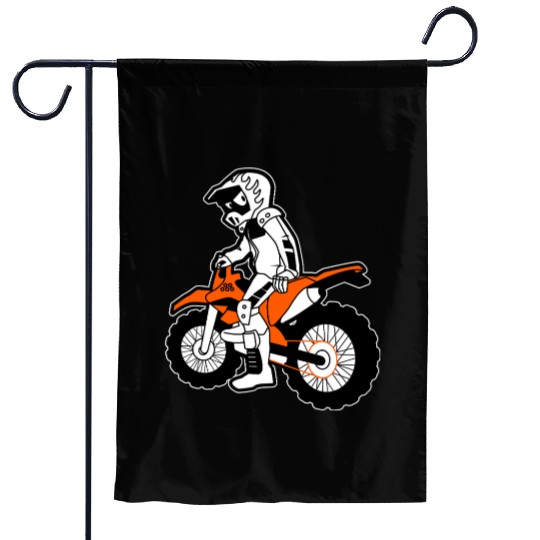 Rider MX Motocross character racing sport Garden Flags