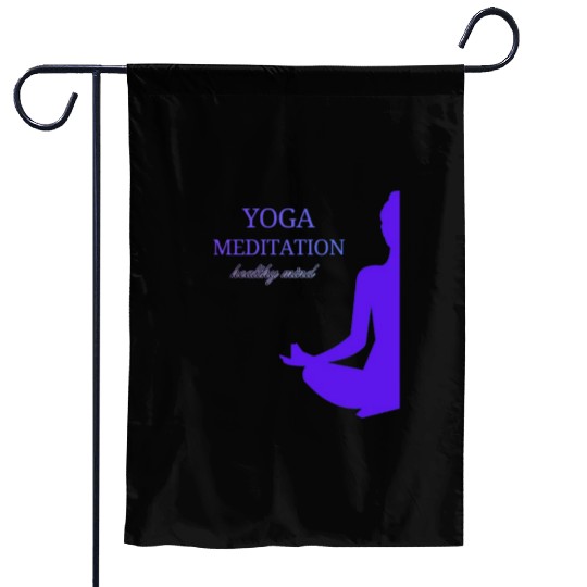 Yoga and Inner Balance Garden Flags