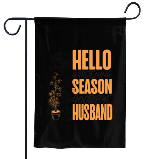 Plant Lover Gardening Husband Wife Garden Flags