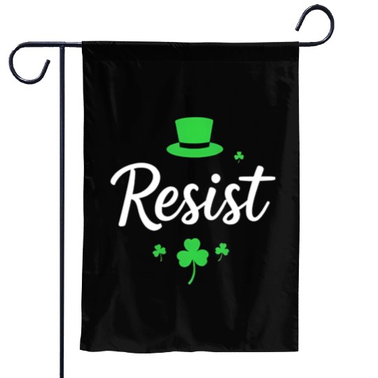 Resist and Celebrate St. Patrick’s Day Garden Flags