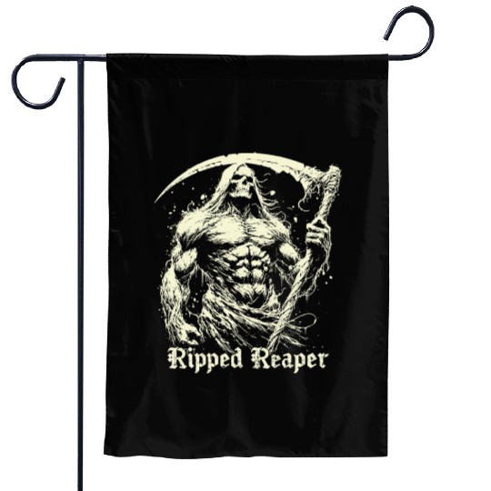 Ripped Reaper Garden Flags