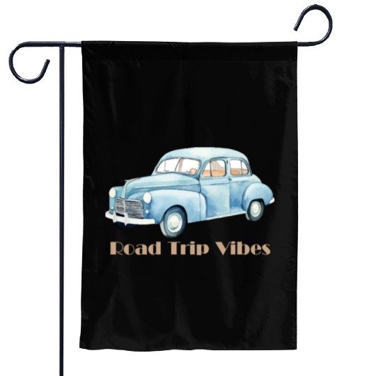 “Road Trip Vibes – Adventure on the Open Road” Garden Flags