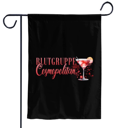 Cocktail Bartender Blutgruppe Cosmopolitan Garden Flags