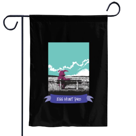 Egg Hunt Pro Easter Garden Flags