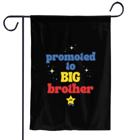 Promoted to BIG Brother – Kids & Toddler Tees Garden Flags