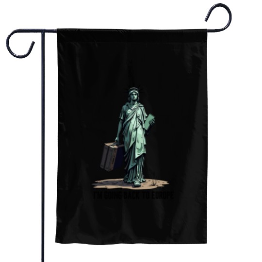 Funny Statue of Liberty USA America Sarcasm Garden Flags