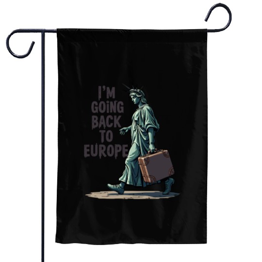 Funny Statue of Liberty USA America Sarcasm Garden Flags