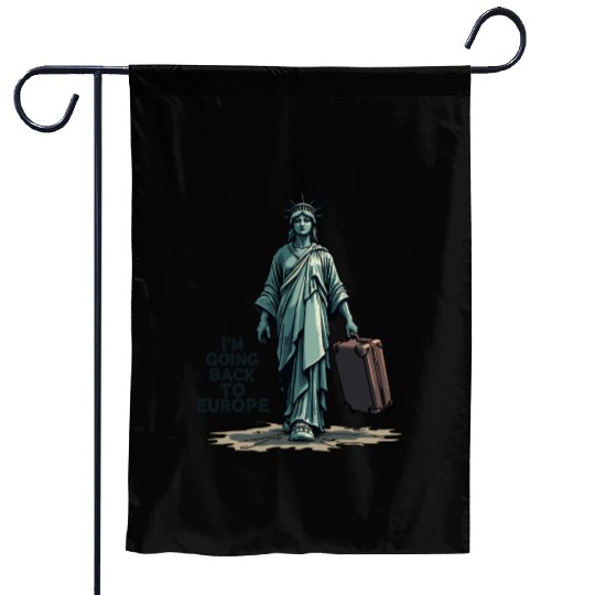 Funny Statue of Liberty USA America Sarcasm Garden Flags