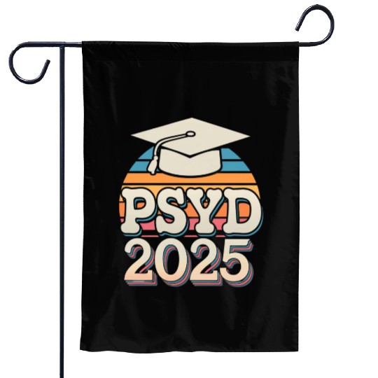 PsyD Doctor Of Psychology Psychologist Graduation Garden Flags