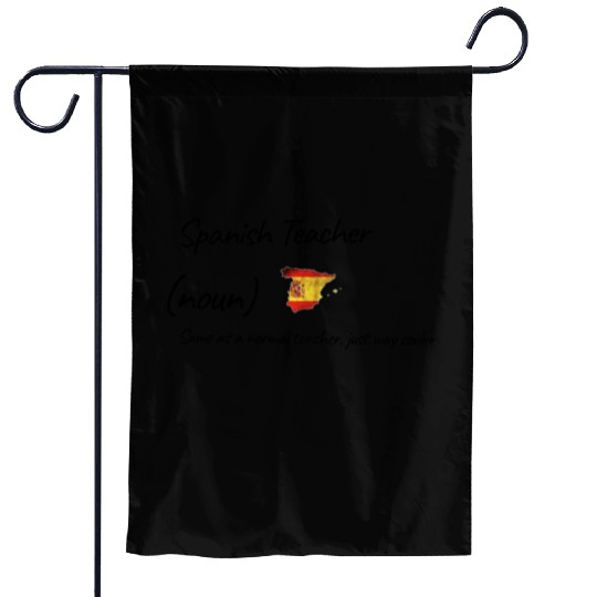 Spanish Teacher Same As Normal Teacher Cooler Garden Flags
