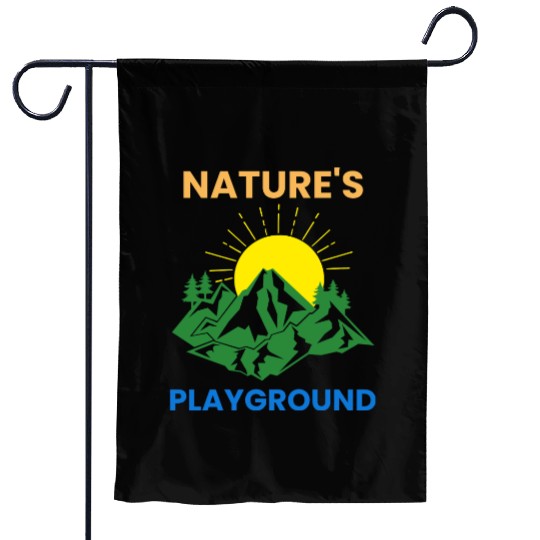 Nature's Playground Garden Flags