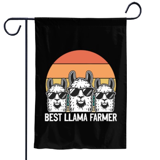 Funny Alpaca Farmer - Best Llama Farmer Garden Flags