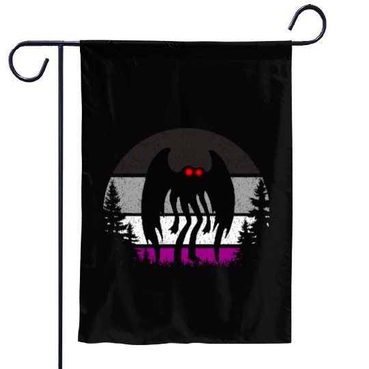Retro ACE Mothman Asexual Pride Point pleasant Cry Garden Flags