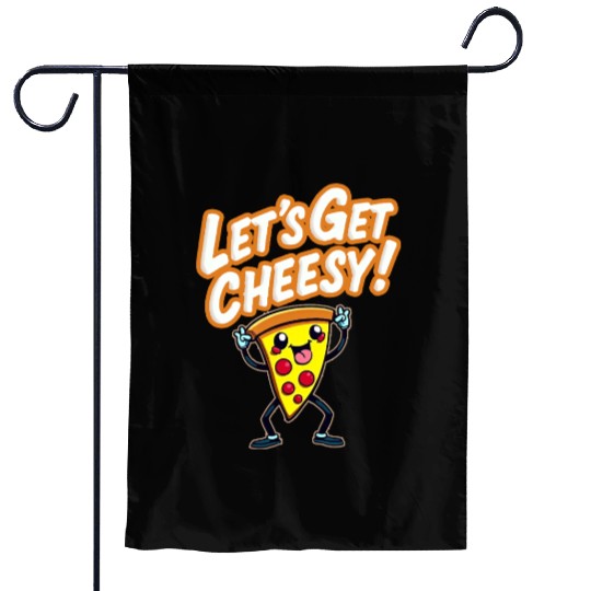 Let s Get Cheesy Garden Flags