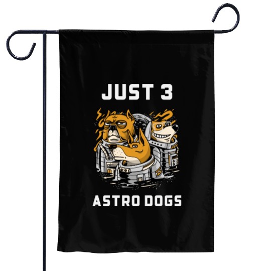 Just 3 Astro Dogs Best Selling Garden Flags