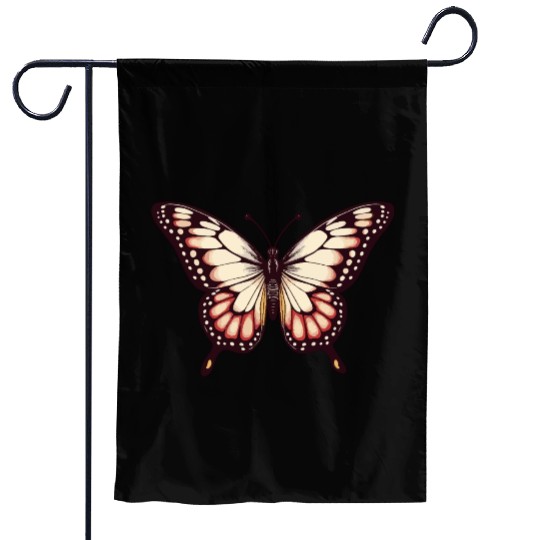 Vibrant Monarch Butterfly Garden Flags