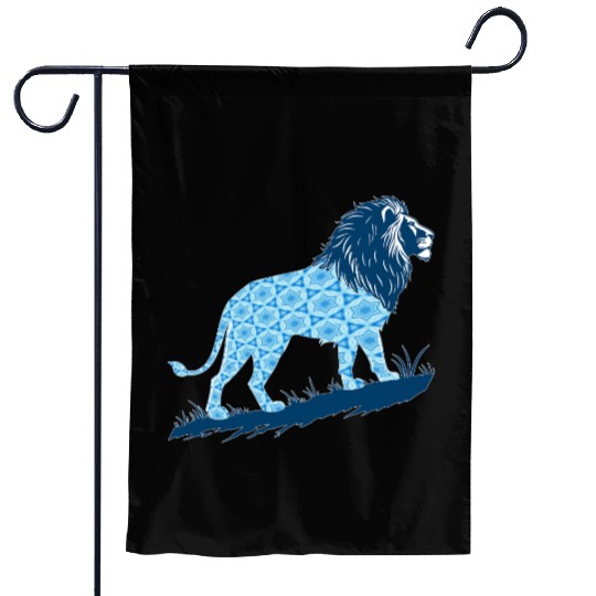 Star of David Pattern 2 Lion of Judah Garden Flags