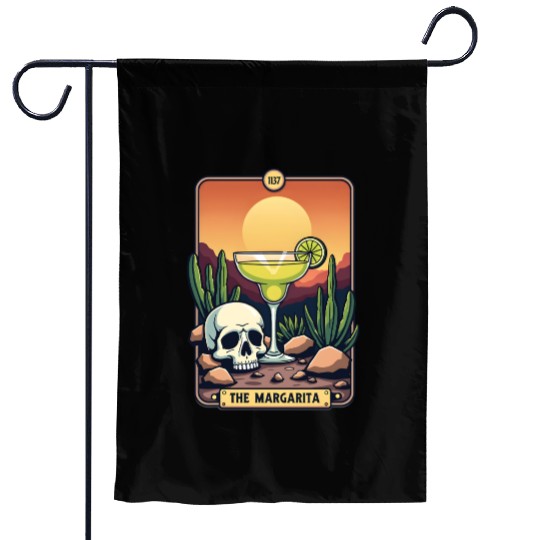 Mexican Cinco De Mayo The Margarita Tarot Card Garden Flags