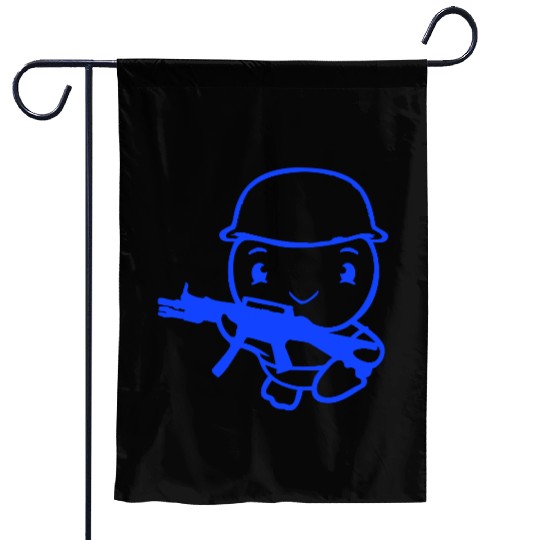Duck Soldier Army Professional Soldier Helmet Cute Garden Flags