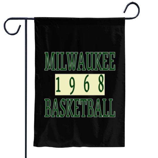 Milwaukee Basketball 1968 Classic Garden Flags