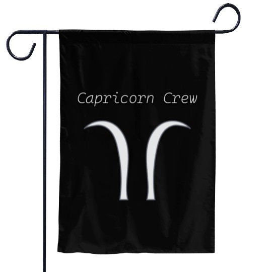 New, Original Capricorn Symbol Garden Flags
