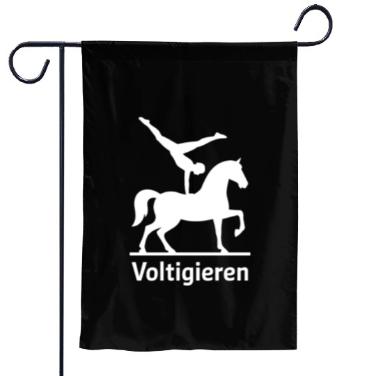 Voltigieren Equestrian Elegance Horse Performance Garden Flags
