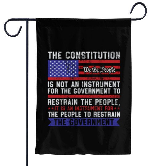 The Constitution Is An Instrument US Patriotic Garden Flags