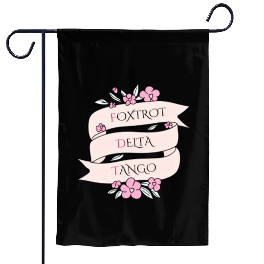 Foxtrot Delta Tango - Floral Subtle FDT Garden Flags