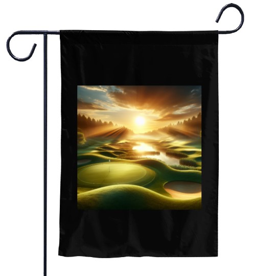 Sunrise Golf Course Garden Flags
