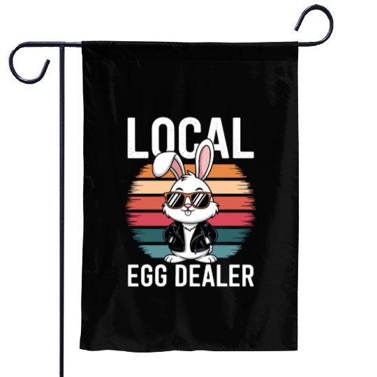 Local Egg Dealer Easter Bunny Easter Sunday Garden Flags