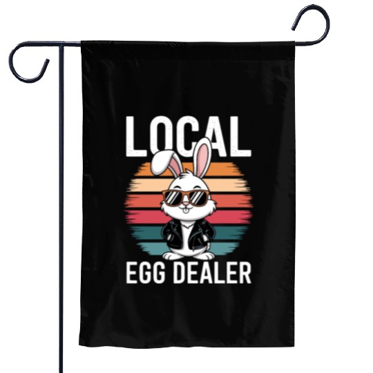 Local Egg Dealer Easter Bunny Easter Sunday Garden Flags