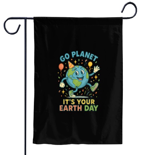 Go Planet, It’s Your Earth Day (Alternate) Garden Flags