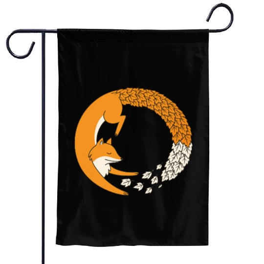 Fox Circle Garden Flags