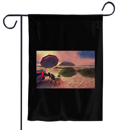 Morro Beach Picnic Garden Flags