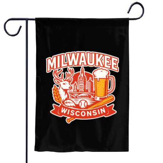 Milwaukee Wisconsin Garden Flags
