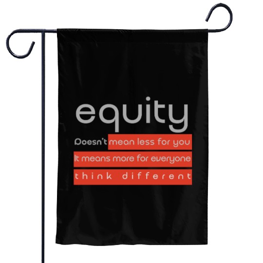 Talk Equity [grey] Garden Flags