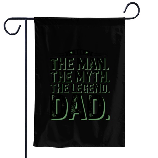 The Man The Myth The Legend Dad Garden Flags | Vintage