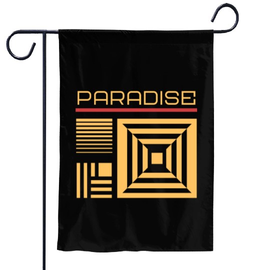 PARADISE Garden Flags