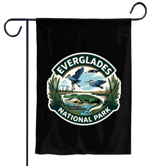 Everglades National Park Florida USA Logo Garden Flags