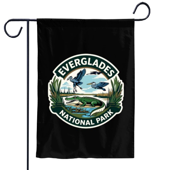 Everglades National Park Florida USA Logo Garden Flags