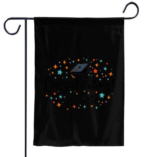 Congratulations Graduate! | Fun and Colorful Gradu Garden Flags