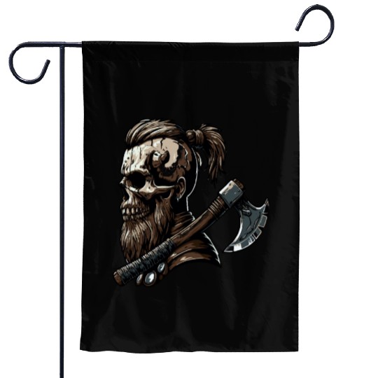 Viking Warrior Man Odin Thor Norman Walhalla Garden Flags